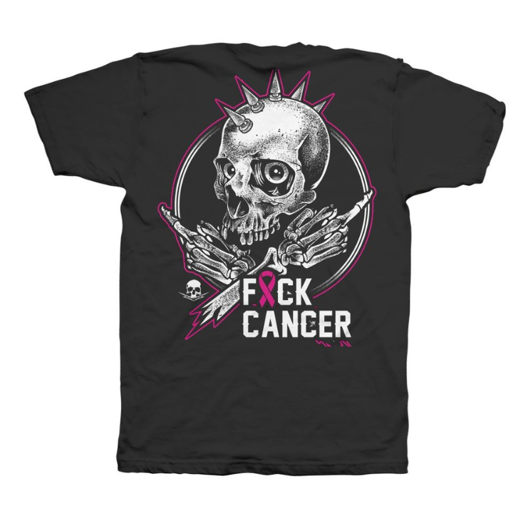 S/S FUCK CANCER - BLK